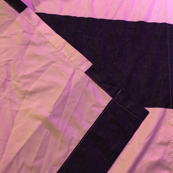 4 navy and white curtain panels EUC - Picture 4 of 5